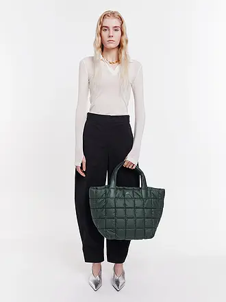 VEE COLLECTIVE | Sac - Shopper PORTER TOTE Medium | dunkelgrün